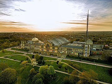 The event was held at Alexandra Palace (pictured) in London.