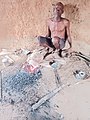 A blacksmith in Northern Ghana