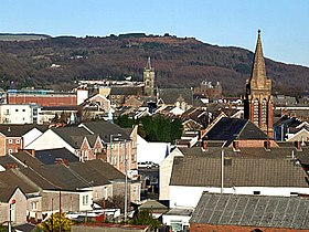 A rooftop view of Neath - geograph.org.uk - 1618067.jpg