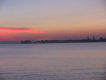 Sonnenuntergang über Lindau