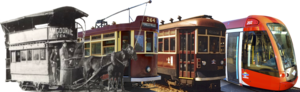 Мініатюра для Файл:Adelaide trams of the four main eras -- montage.png