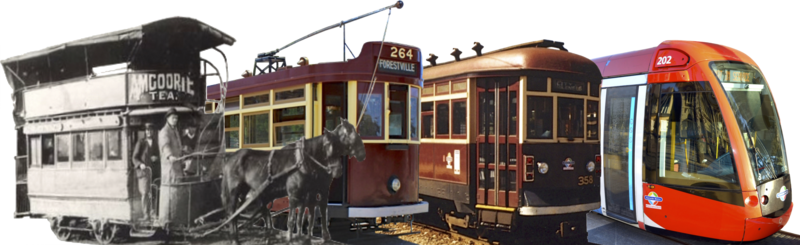 File:Adelaide trams of the four main eras -- montage.png