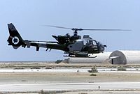 Aerospatiale Gazelle AH1 Royal Marines in Iraq 2002.JPEG