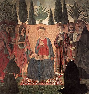 A pàla de Cafaggiolo, 1453 ca., (Uffizi)