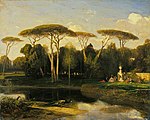 Alexandre-Gabriel Decamps (1803-1860) - Villa Doria Pamphilj, Rom - P267 - The Wallace Collection.jpg