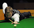 Deutsch: Bild aufgenommen in Berlin während des German Masters im Snooker 2013. Ali Carter. English: Picture taken in Berlin during the Snooker German Masters in 2013. Ali Carter.