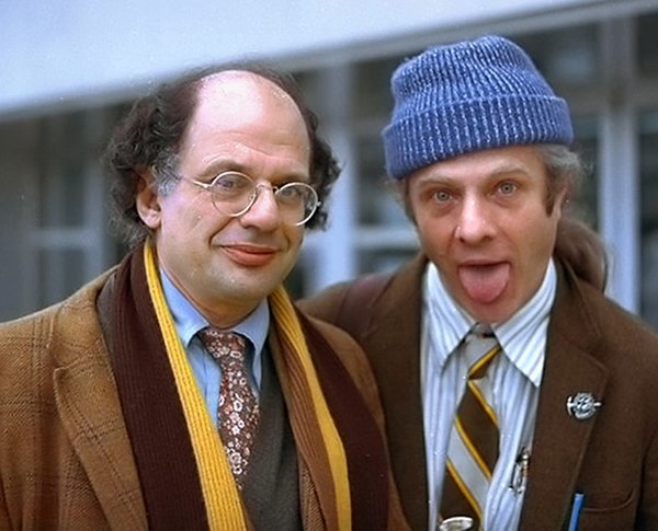 Ginsberg with his partner, poet Peter Orlovsky. Photo taken in 1978