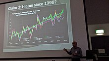 Sarma lectures about climate change denial. Amardeo Sarma lecture 1 EuroSkepCon2015.jpg