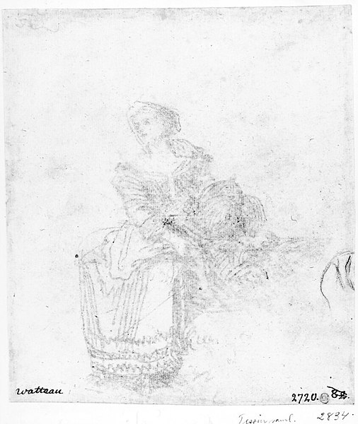 File:Antoine Watteau - Sittande månglerska - NMH 2834-1863 - Nationalmuseum.jpg