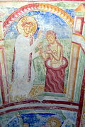 Aquileia Basilica - Krypta Fresco Taufe Alexandra.jpg