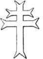 De basisvorm van een kruis van de Heilige Geest