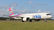 Arkia received the first A321LR on 13 November 2018. Arkia A321.jpg