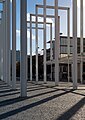 Image 28Art installation with steel beams, Avenida dos Oceanos, Parque das Nações, Lisbon, Portugal