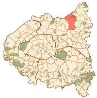 Aulnay-sous-Bois na mapě