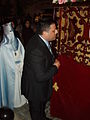 Ayudante de capataz en La Borriquita. Domingo de Ramos. Semana Santa en El Puerto de Santa María, Cádiz, España.