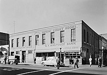 B. F. Hastings Bank Building in 1960 B. F. Hastings Bank Building, 128-132 J Street, Sacramento (Sacramento County, California).jpg