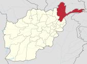 Wilayah Badakhshan di dalam Afghanistan