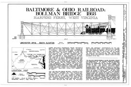 Pont ferroviaire en treillis Bolleman, à Ferrys Harper