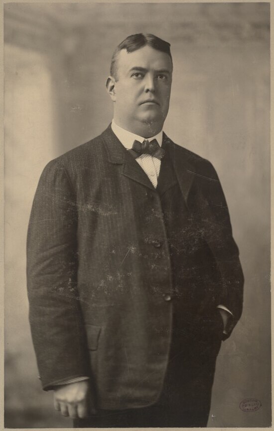 Ban Johnson, President, American League, [ca. 1910]. Michael T. "Nuf Ced" McGreevy Collection, Boston Public Library