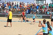 Deutsch: Deutsche Beachhandball-Meisterschaften 2022; Tag 3: 7. August 2022 – Frauen,Finale, Beach Bazis Schleissheim – Minga Turtles Ismaning 2:1 (20:26, 24:20, 8:6) English: German Beach handball Championships; Day 3: 7 August 2022 – Women Final – Beach Bazis Schleissheim Vs Minga Turtles Ismaning 2:1 (20:26, 24:20, 8:6)