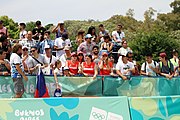 Deutsch: Beachvolleyball bei den Olympischen Jugendspielen 2018; Tag 11, 17. Oktober 2018; Mädchen, Finale – Italien (Claudia Scampoli & Nicol Bertozzi)- Russland (Maria Woronina & Maria Botscharow) 0:2 (19–21/19–21) English: Beach volleyball at the 2018 Summer Youth Olympics at 17 October 2018 – Girls Final – Italy (Claudia Scampoli & Nicol Bertozzi) - Russia (Maria Voronina & Maria Bocharova) 0:2 (19–21/19–21)