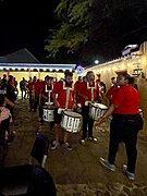 Drumband durante Bonbini Festival