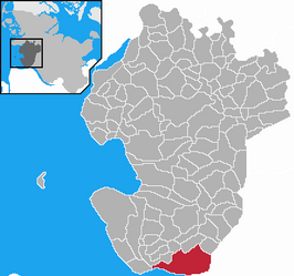 Kaart van Brunsbüttel