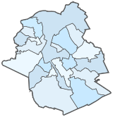 Map of Brussels Capital Region