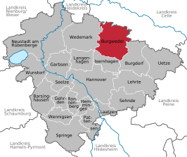 Kaart van Burgwedel