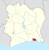 Costa do Marfim - Distritos Autônomos Abidjan.svg