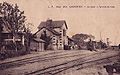 La gare de Lesneven (Chemins de fer départementaux du Finistère) vers 1900