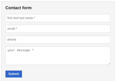 CIForms examples contact form placeholder.png