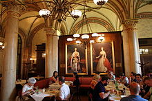 Cafe Central in Vienna Cafe Central in Vienna interior near portraits.JPG