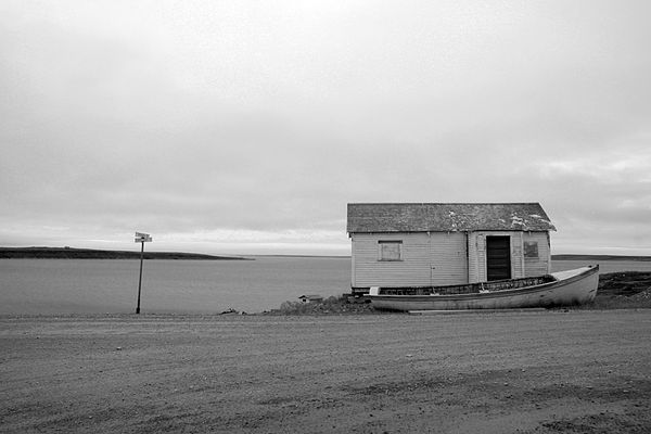 View of the bay in front of the community, 2011