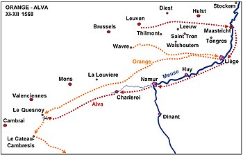 Campaign Map of Prince of Orange vs Duke of Alva November and December 1568 Campaign Map of Prince of Orange vs Duke of Alva November and December 1568.jpg