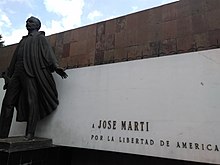 Statue of Jose Marti in Mexico City CcJoseMarti ohs01.jpg