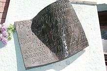 Gedenktafel in Czernowitz (2011) (Quelle: Wikimedia)