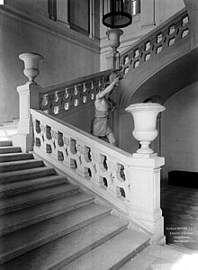 Main staircase in 1890