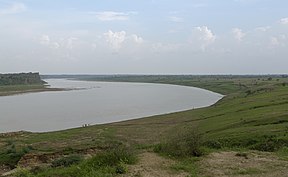 Upė netoli Dhaulapuro