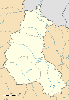 Mapa lokalizacyjna Szampanii-Ardenów