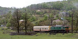 ВЛ22М (WL22M) 1483 with a passenger train in Chressili