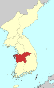 Chungcheong-provincie van de late Joseon-dynastie.png