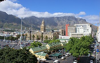 Old Cape Town City Hall and Grand Parade