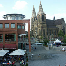 Solingen-Mitte: St. Clemens Church and Clemens Galerien