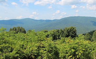 View of the Cohutta Mountains Cohutta Overlook, Murray County, Georgia.JPG