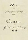Verfassung 1848