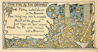 <span class="mw-page-title-main">The Fir and the Bramble</span> Fable by Aesop