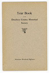 1918 Dutchess County Yearbook. DCHS Yearbook 1918.jpg