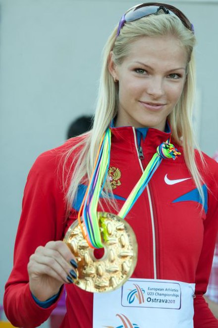 Klishina at the 2011 European Athletics U23 Championships