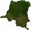 A Satelitnbild von n Kongo.